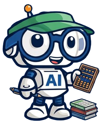 AIBusiness.ai accountant robot mascot